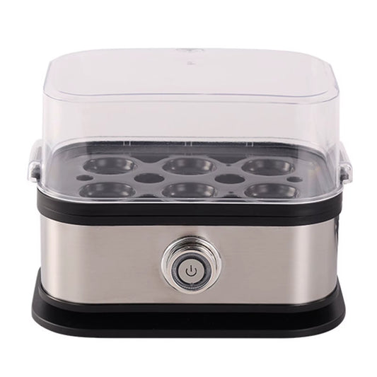 Electric Egg Cooker with Auto Shut-Off Food Steamer 6-Egg Capacity Egg Poacher for Hard Boiled Eggs