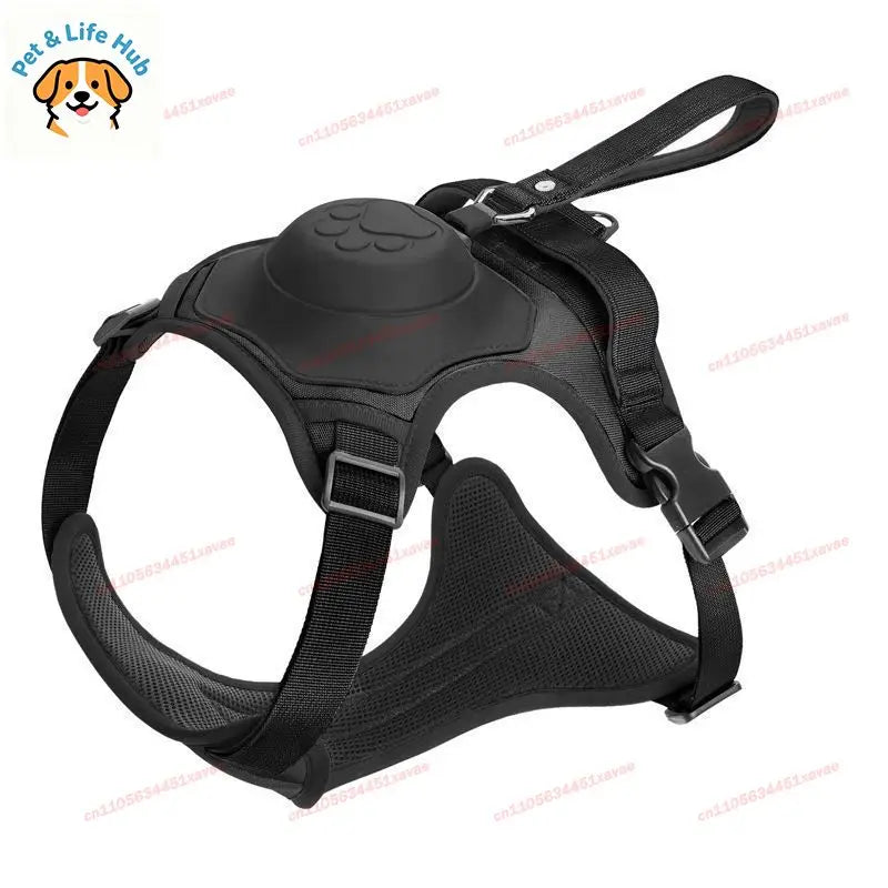 All in One Retractable Dog Leash Harness Anti-Escape No Pull Pet Vest Style Harness for Medium Large Dogs Walking