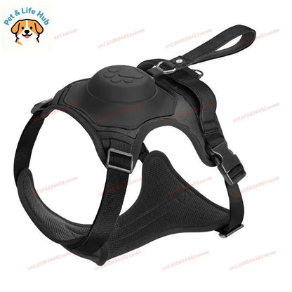 All in One Retractable Dog Leash Harness Anti-Escape No Pull Pet Vest Style Harness for Medium Large Dogs Walking