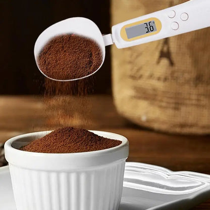 Kitchen Electronic Weighing Spoon Scale LCD Display Adjustable High-Precision Coffee Spoon Kitchen Coffee Making Cooking Gadgets