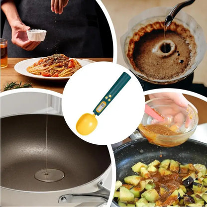 Kitchen Electronic Weighing Spoon Scale LCD Display Adjustable High-Precision Coffee Spoon Kitchen Coffee Making Cooking Gadgets