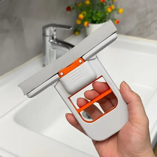 Multi-Functional Mini Mop | Retractable Wet/Dry Mop for Kitchen, Bathroom, Car | Durable Plastic | Compact & Home Cleaning Tool​